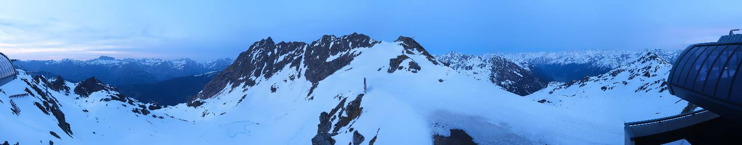 Silvretta Montafon Panorama Bahn am Hochjoch