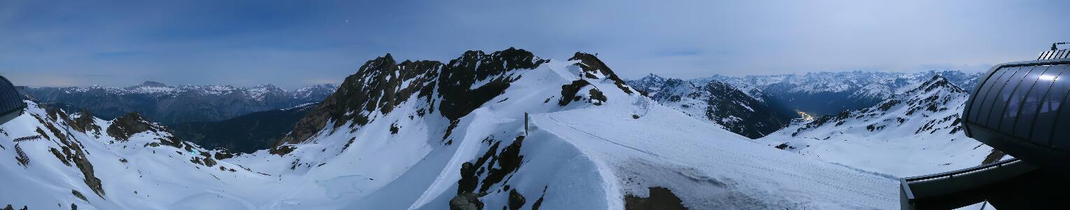 Silvretta Montafon Panorama Bahn am Hochjoch