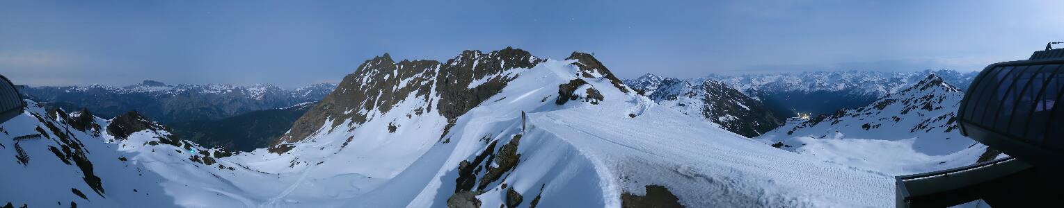 Silvretta Montafon Panorama Bahn am Hochjoch