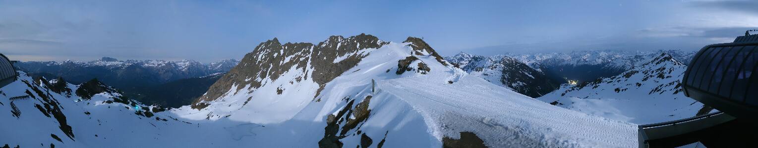 Silvretta Montafon Panorama Bahn am Hochjoch