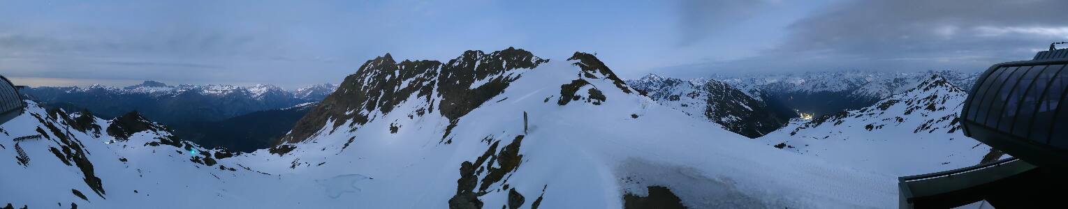 Silvretta Montafon Panorama Bahn am Hochjoch