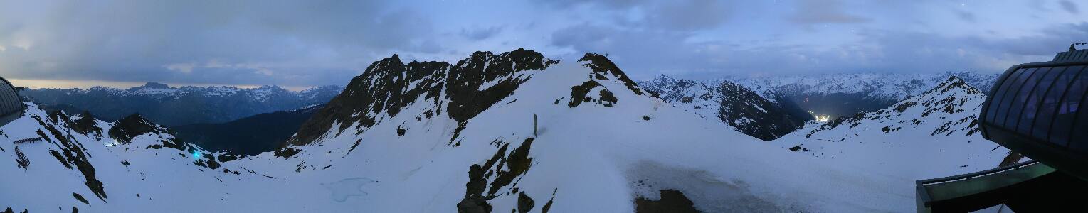 Silvretta Montafon Panorama Bahn am Hochjoch