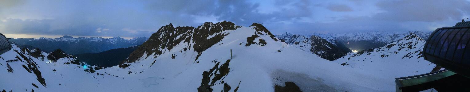 Silvretta Montafon Panorama Bahn am Hochjoch