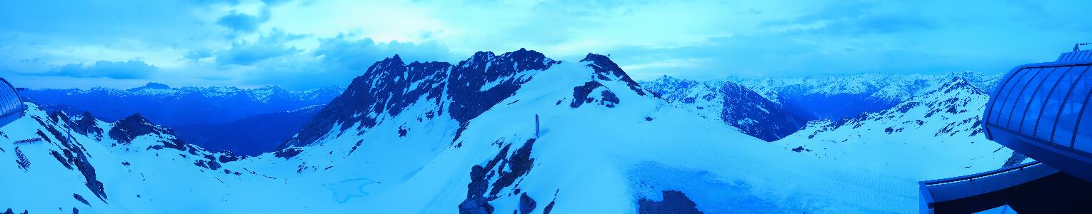 Silvretta Montafon Panorama Bahn am Hochjoch