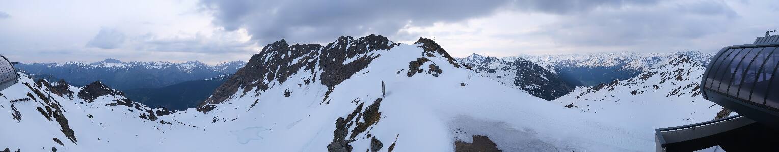 Silvretta Montafon Panorama Bahn am Hochjoch