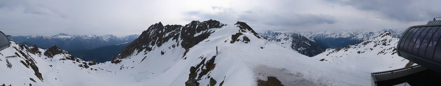Silvretta Montafon Panorama Bahn am Hochjoch