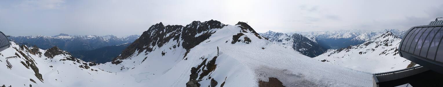Silvretta Montafon Panorama Bahn am Hochjoch