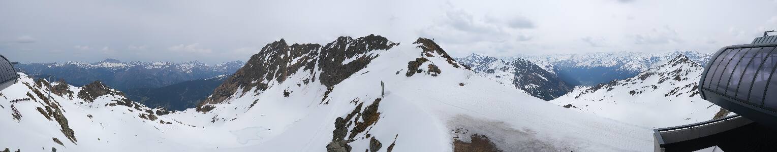 Silvretta Montafon Panorama Bahn am Hochjoch