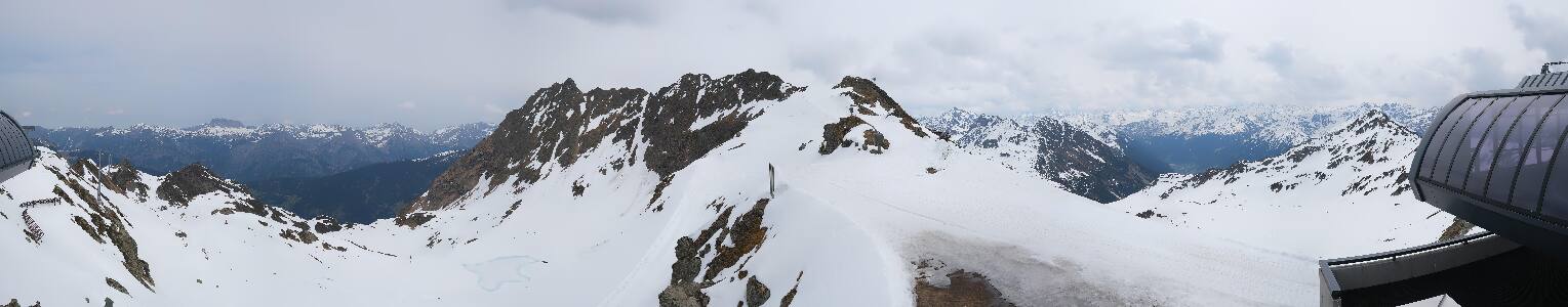 Silvretta Montafon Panorama Bahn am Hochjoch