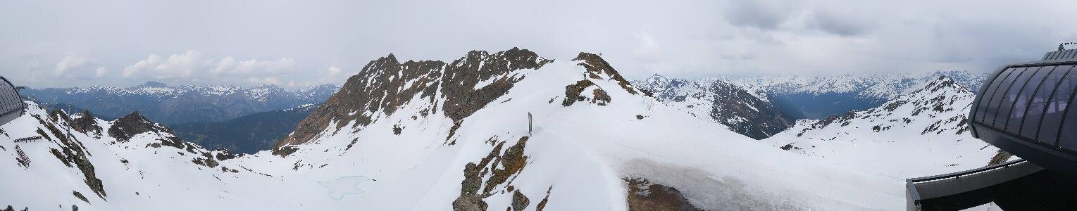 Silvretta Montafon Panorama Bahn am Hochjoch