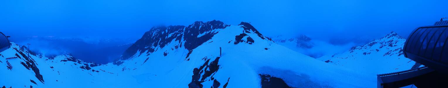 Silvretta Montafon Panorama Bahn am Hochjoch