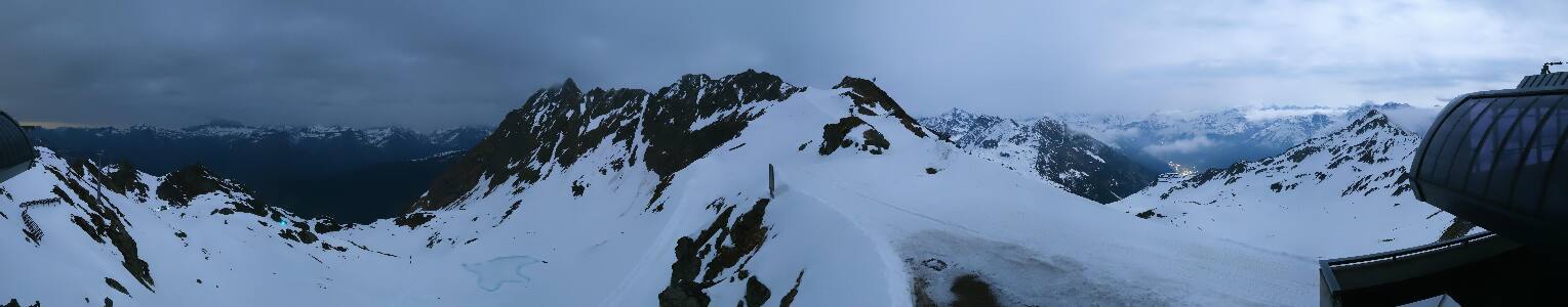 Silvretta Montafon Panorama Bahn am Hochjoch