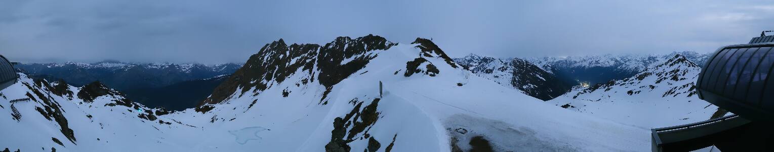 Silvretta Montafon Panorama Bahn am Hochjoch