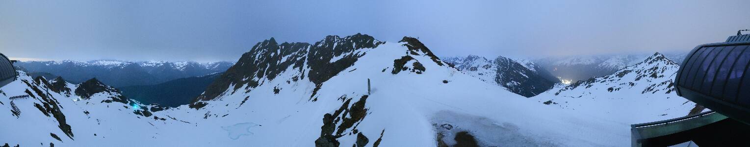 Silvretta Montafon Panorama Bahn am Hochjoch