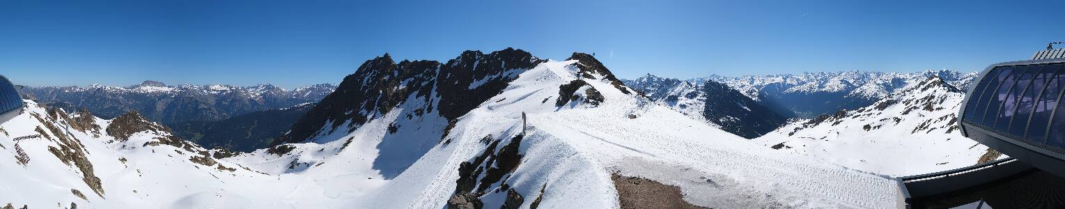 Silvretta Montafon | Panorama Bahn am Hochjoch