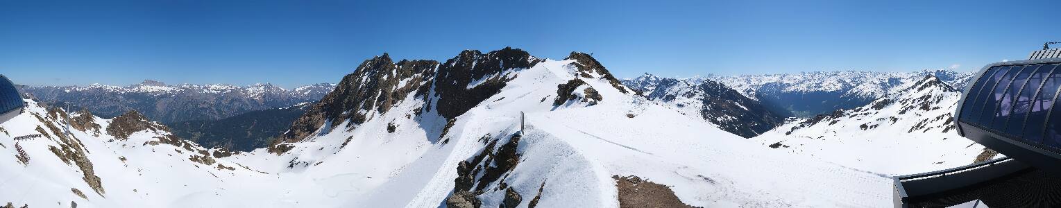 Silvretta Montafon | Panorama Bahn am Hochjoch