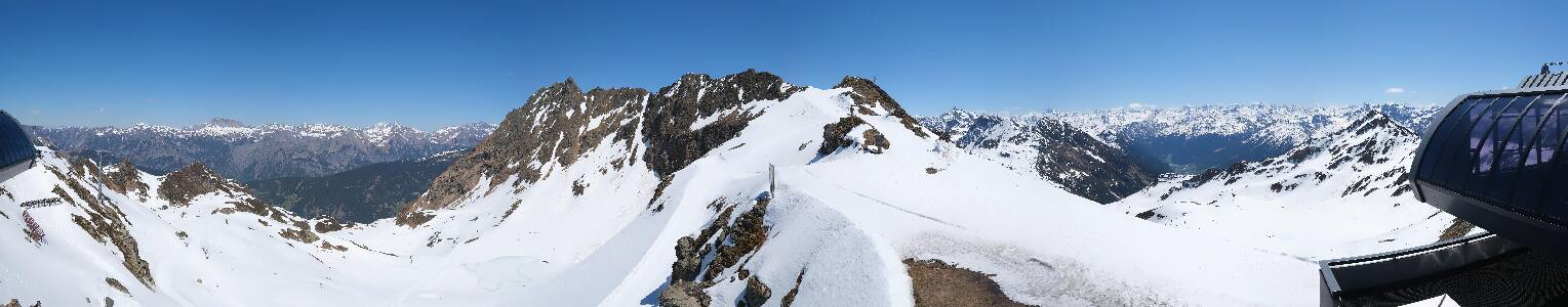 Silvretta Montafon | Panorama Bahn am Hochjoch