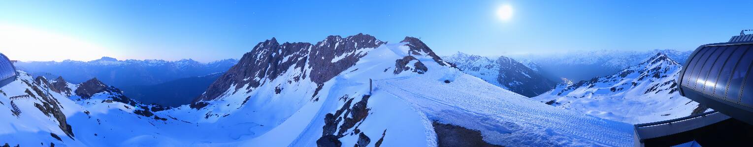 Silvretta Montafon Panorama Bahn am Hochjoch