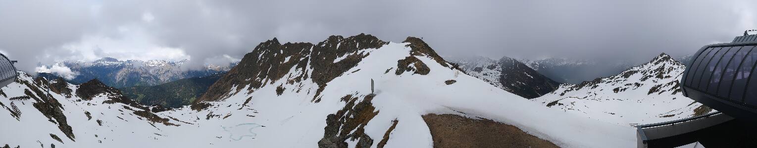 Silvretta Montafon Panorama Bahn am Hochjoch