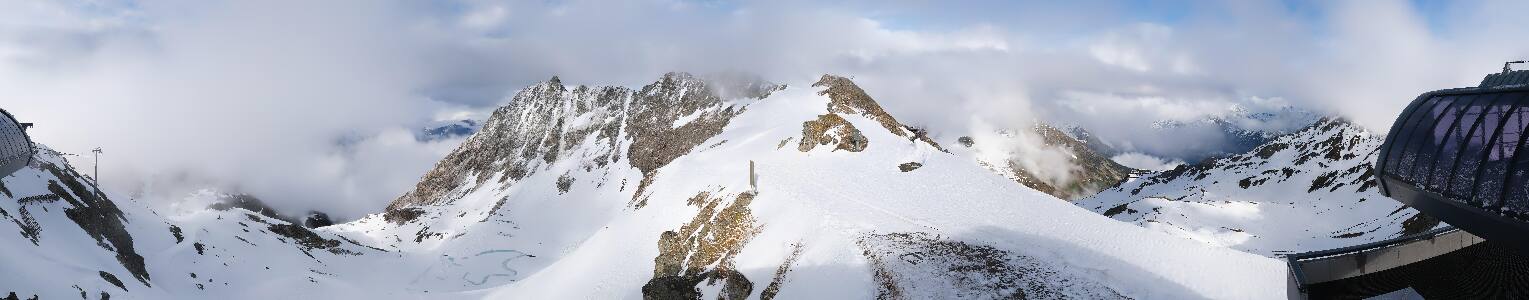 Silvretta Montafon Panorama Bahn am Hochjoch