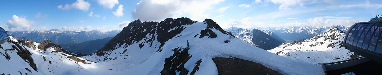 Silvretta Montafon | Panorama Bahn am Hochjoch