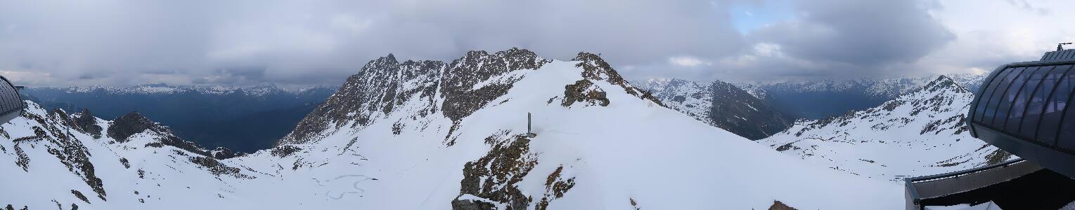 Silvretta Montafon Panorama Bahn am Hochjoch