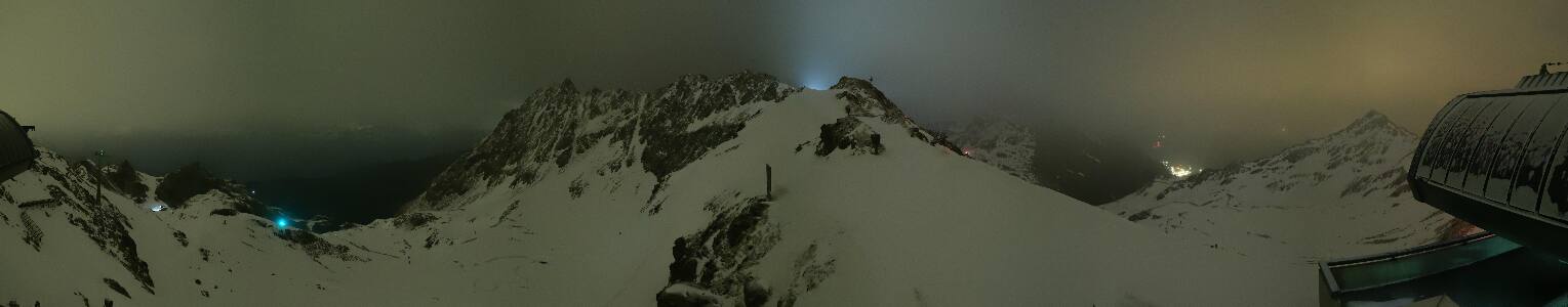 Silvretta Montafon Panorama Bahn am Hochjoch