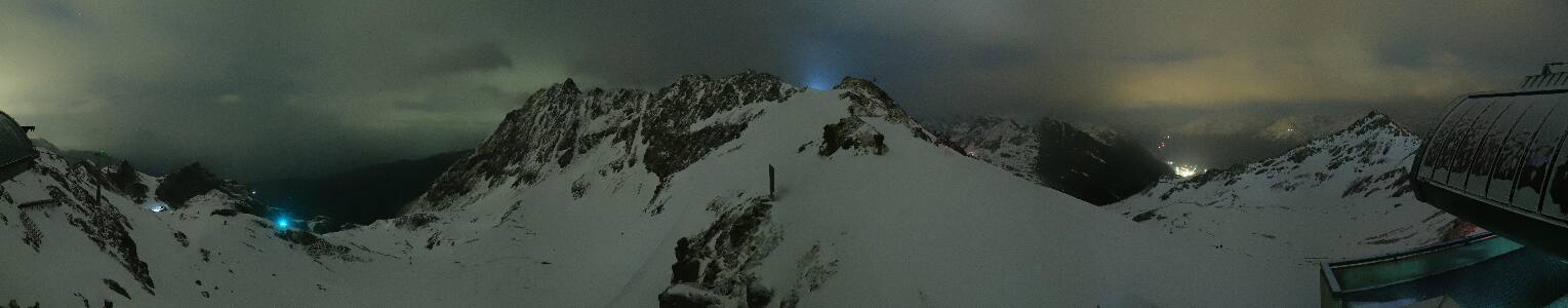 Silvretta Montafon Panorama Bahn am Hochjoch