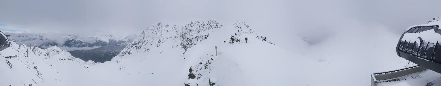 Silvretta Montafon Panorama Bahn am Hochjoch