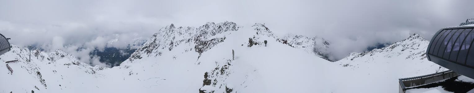 Silvretta Montafon Panorama Bahn am Hochjoch