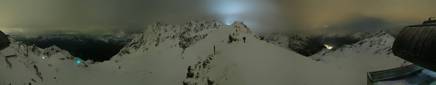 Silvretta Montafon Panorama Bahn am Hochjoch