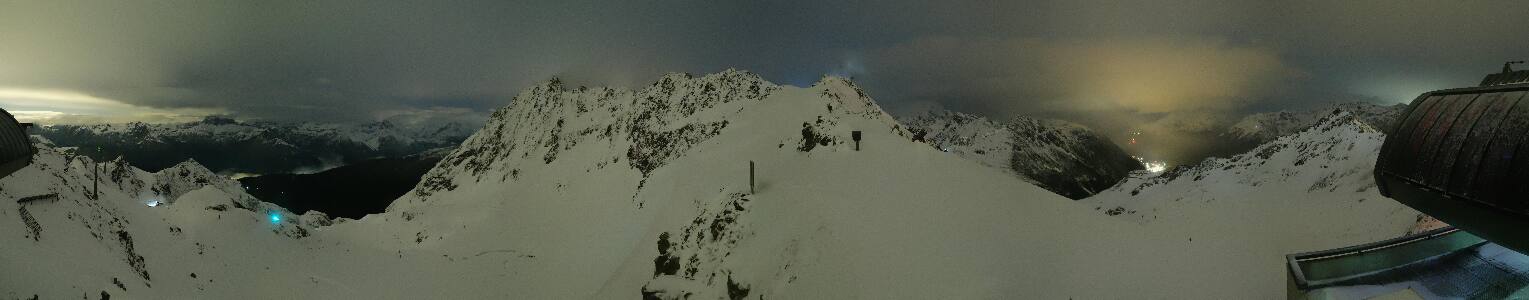Silvretta Montafon Panorama Bahn am Hochjoch