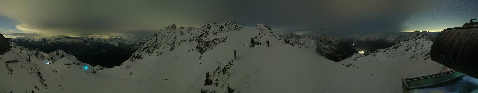 Silvretta Montafon Panorama Bahn am Hochjoch