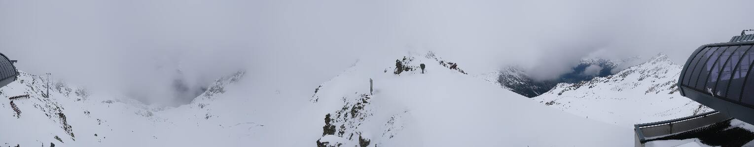 Silvretta Montafon Panorama Bahn am Hochjoch