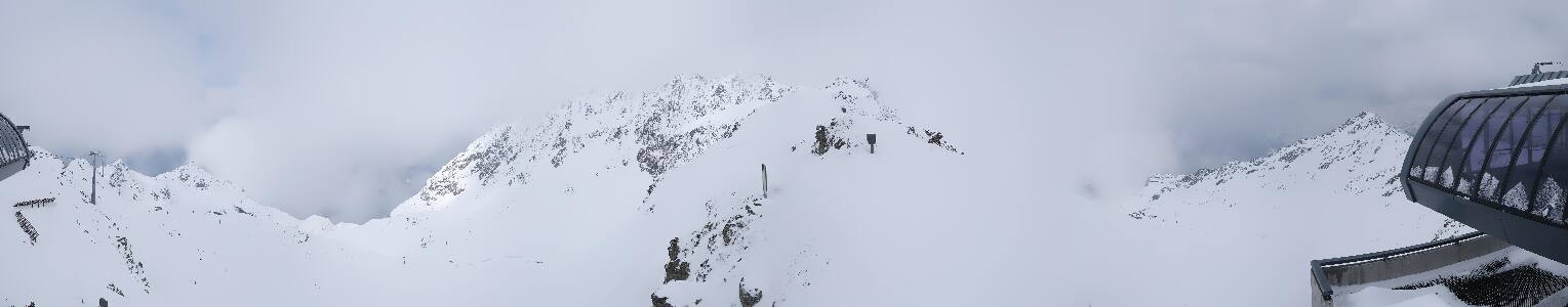 Silvretta Montafon Panorama Bahn am Hochjoch