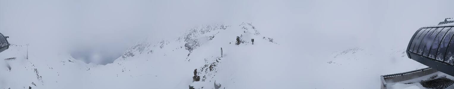 Silvretta Montafon Panorama Bahn am Hochjoch