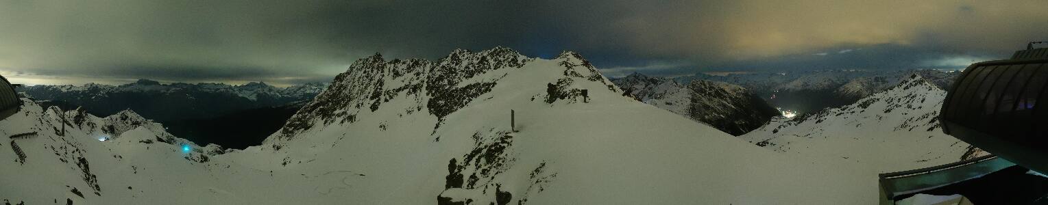 Silvretta Montafon Panorama Bahn am Hochjoch