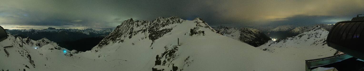 Silvretta Montafon Panorama Bahn am Hochjoch