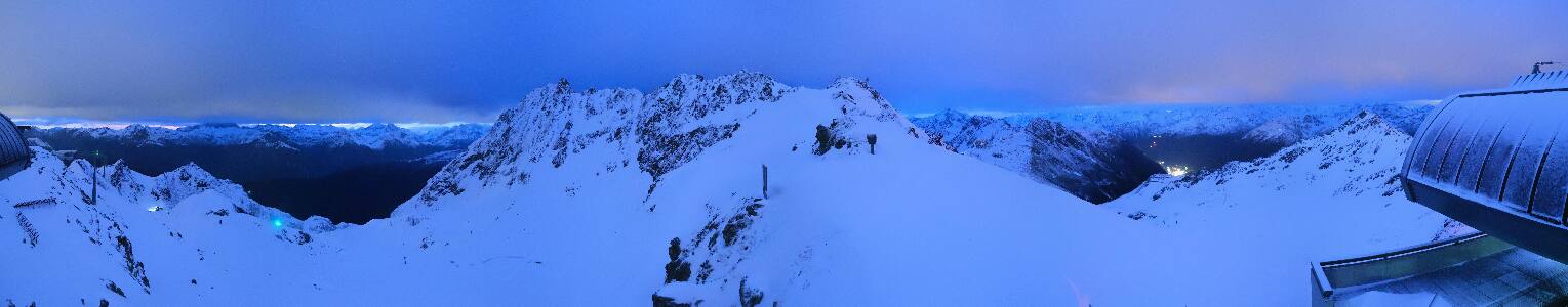 Silvretta Montafon Panorama Bahn am Hochjoch