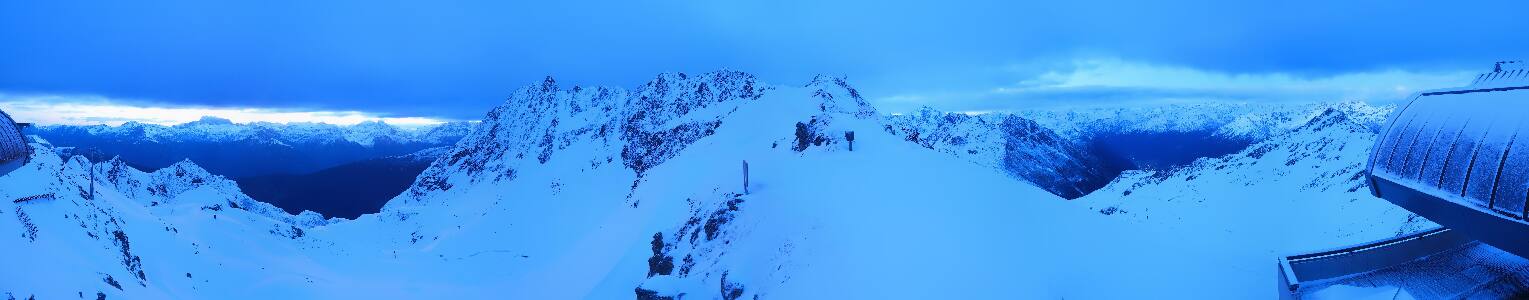 Silvretta Montafon Panorama Bahn am Hochjoch