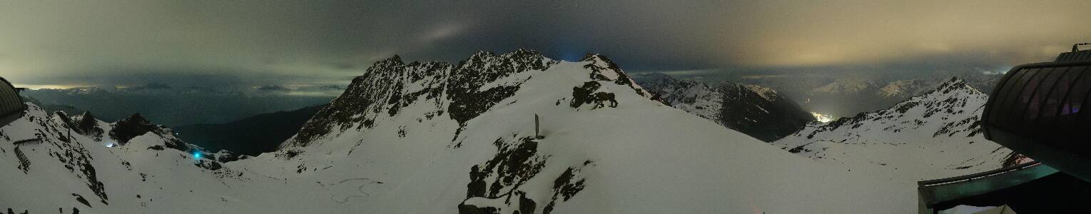 Silvretta Montafon Panorama Bahn am Hochjoch