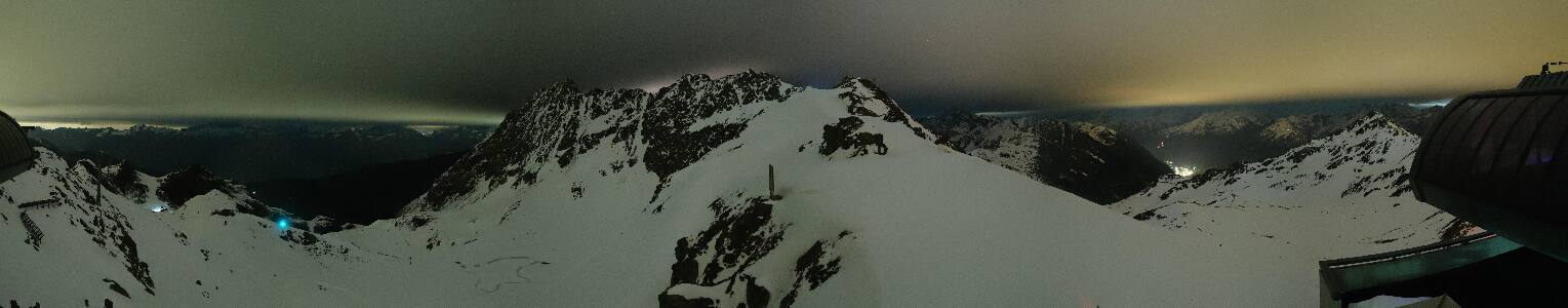 Silvretta Montafon Panorama Bahn am Hochjoch