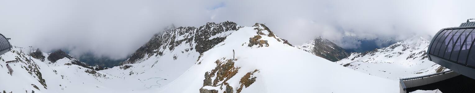 Silvretta Montafon Panorama Bahn am Hochjoch