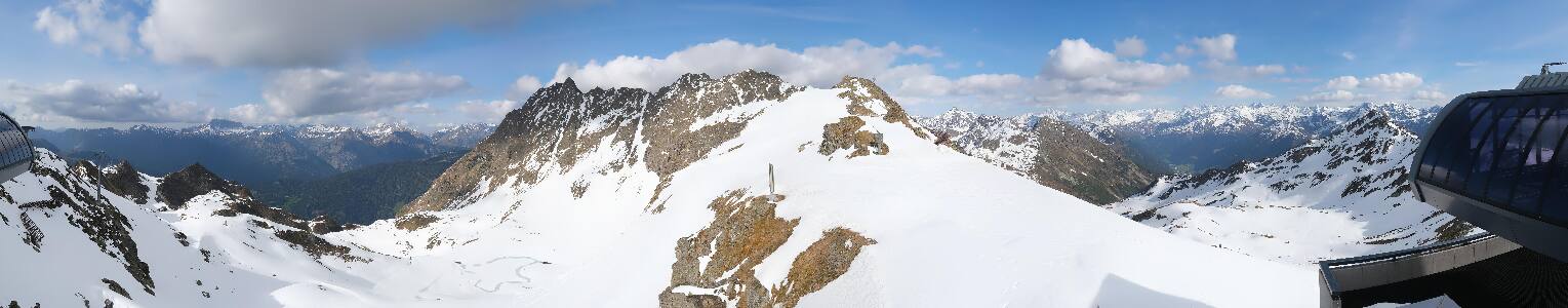 Silvretta Montafon Panorama Bahn am Hochjoch