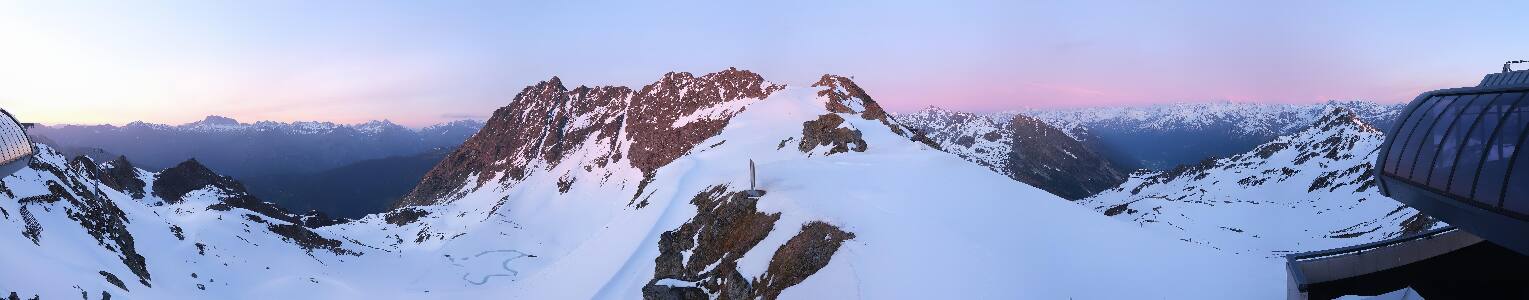 Silvretta Montafon Panorama Bahn am Hochjoch