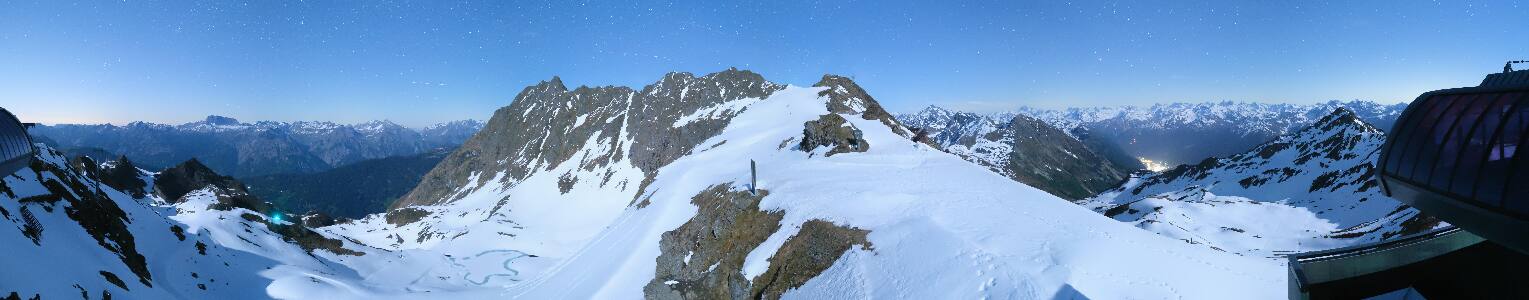 Silvretta Montafon Panorama Bahn am Hochjoch