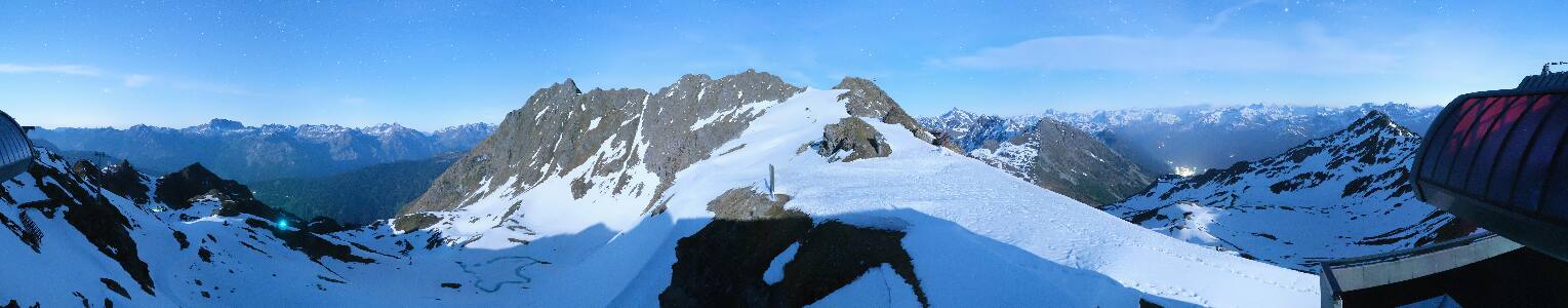 Silvretta Montafon Panorama Bahn am Hochjoch
