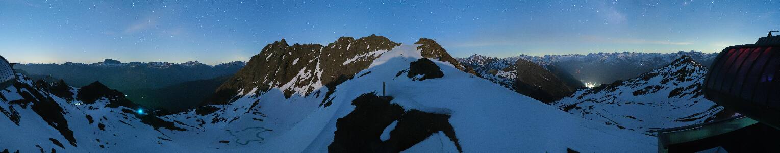 Silvretta Montafon Panorama Bahn am Hochjoch