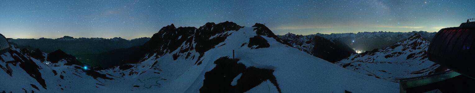 Silvretta Montafon Panorama Bahn am Hochjoch