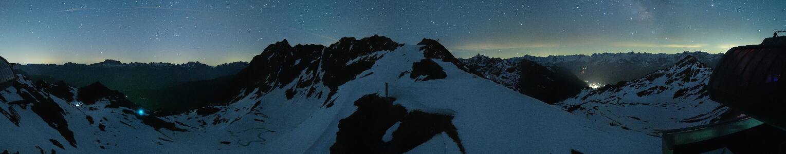 Silvretta Montafon Panorama Bahn am Hochjoch